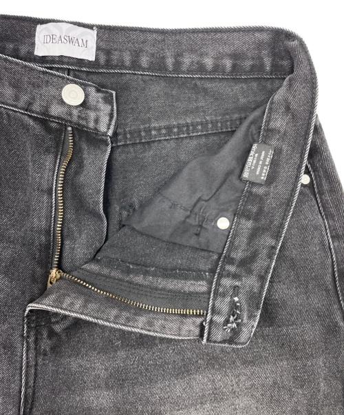 ideaswam（イデアスワム）ideaswam (イデアスワム) OUROBOROS WASHED DENIM ブラック サイズ:Lの古着・服飾アイテム