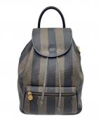 FENDIフェンディ）の古着「ペカンキャンバスミニバックパック」｜ブラウン