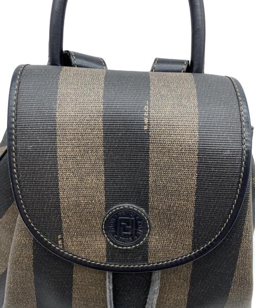 FENDI（フェンディ）FENDI (フェンディ) ペカンキャンバスミニバックパック ブラウンの古着・服飾アイテム
