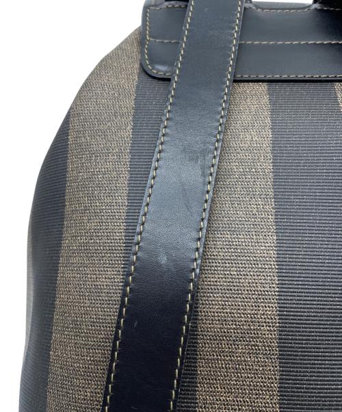 FENDI（フェンディ）FENDI (フェンディ) ペカンキャンバスミニバックパック ブラウンの古着・服飾アイテム