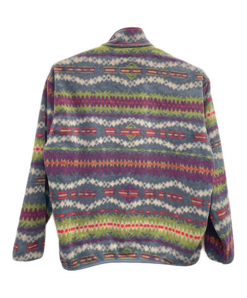 Patagonia（パタゴニア）Patagonia (パタゴニア) ハーフスナッププルオーバー パープル×ネイビー サイズ:Mの古着・服飾アイテム