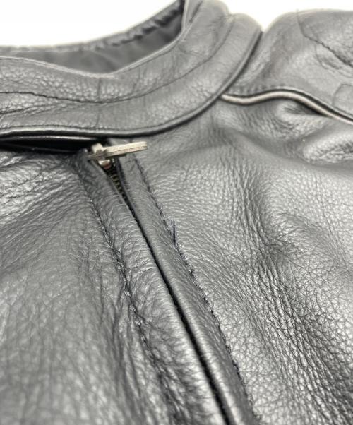 HARLEY-DAVIDSON（ハーレーダビッドソン）HARLEY-DAVIDSON (ハーレーダビッドソン) Reflective Skull Leather Jacket ブラック サイズ:2XLの古着・服飾アイテム