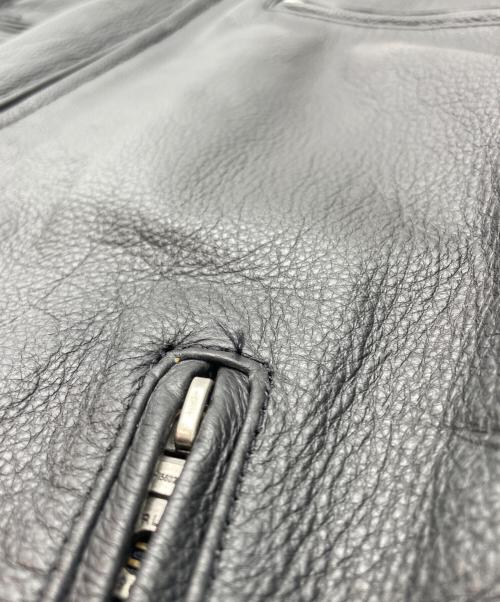 HARLEY-DAVIDSON（ハーレーダビッドソン）HARLEY-DAVIDSON (ハーレーダビッドソン) Reflective Skull Leather Jacket ブラック サイズ:2XLの古着・服飾アイテム