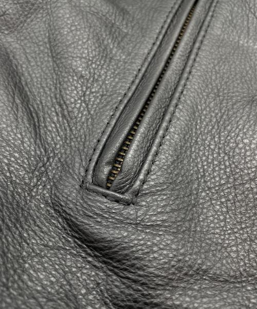 HARLEY-DAVIDSON（ハーレーダビッドソン）HARLEY-DAVIDSON (ハーレーダビッドソン) Reflective Skull Leather Jacket ブラック サイズ:2XLの古着・服飾アイテム