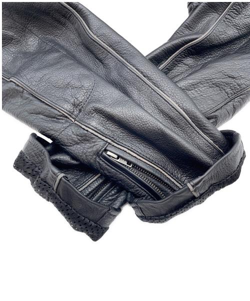 HARLEY-DAVIDSON（ハーレーダビッドソン）HARLEY-DAVIDSON (ハーレーダビッドソン) Reflective Skull Leather Jacket ブラック サイズ:2XLの古着・服飾アイテム