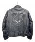 HARLEY-DAVIDSON (ハーレーダビッドソン) Reflective Skull Leather Jacket ブラック サイズ:2XL：25000円