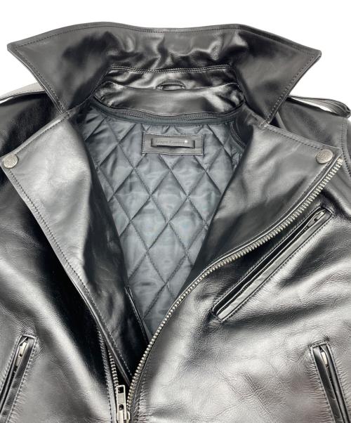 Liugoo Leathers（リューグーレザーズ）Liugoo Leathers (リューグーレザーズ) シングルライダースジャケット ブラック サイズ:3Lの古着・服飾アイテム