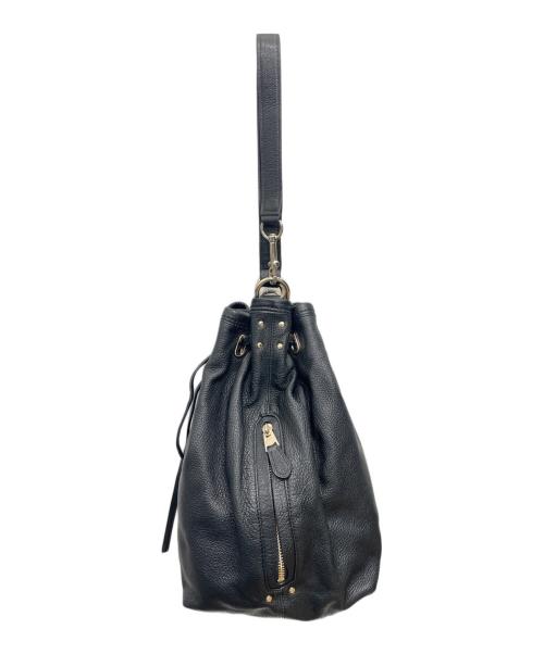 COACH（コーチ）COACH (コーチ) 巾着ショルダーバッグ ブラックの古着・服飾アイテム