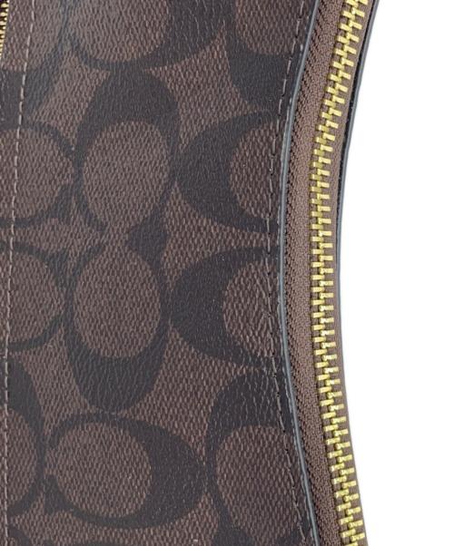 COACH（コーチ）COACH (コーチ) エリー ファイル バッグ ブラック×ブラウンの古着・服飾アイテム