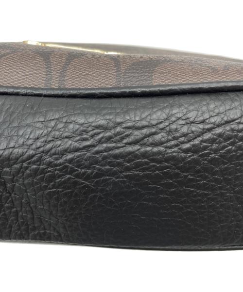 COACH（コーチ）COACH (コーチ) エリー ファイル バッグ ブラック×ブラウンの古着・服飾アイテム