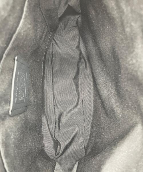 COACH（コーチ）COACH (コーチ) エリー ファイル バッグ ブラック×ブラウンの古着・服飾アイテム