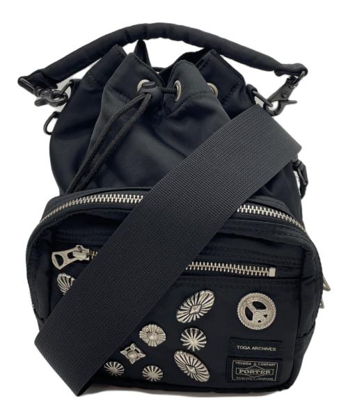 PORTER（ポーター）PORTER (ポーター) STRING BAG ブラックの古着・服飾アイテム