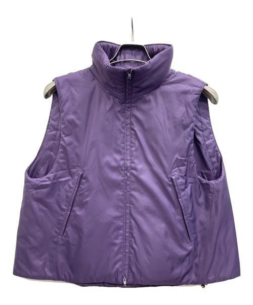 D-VEC（ディーベック）D-VEC (ディーベック) W'S WR TAFFETA INS. VEST パープル サイズ:1の古着・服飾アイテム