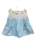 BIRTH OF ROYAL CHILDバース オブ ロイヤル チャイルド）の古着「Felix The Cat Jacquard Shorts」｜ブルー