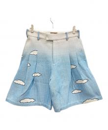 BIRTH OF ROYAL CHILD（バース オブ ロイヤル チャイルド）の古着「Felix The Cat Jacquard Shorts」｜ブルー