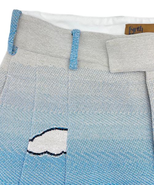 BIRTH OF ROYAL CHILD（バース オブ ロイヤル チャイルド）BIRTH OF ROYAL CHILD (バース オブ ロイヤル チャイルド) Felix The Cat Jacquard Shorts ブルー サイズ:Sの古着・服飾アイテム