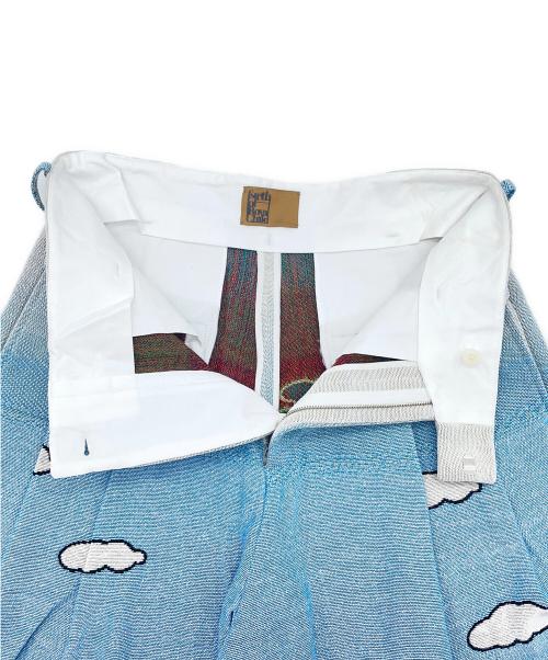 BIRTH OF ROYAL CHILD（バース オブ ロイヤル チャイルド）BIRTH OF ROYAL CHILD (バース オブ ロイヤル チャイルド) Felix The Cat Jacquard Shorts ブルー サイズ:Sの古着・服飾アイテム