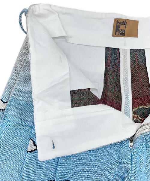 BIRTH OF ROYAL CHILD（バース オブ ロイヤル チャイルド）BIRTH OF ROYAL CHILD (バース オブ ロイヤル チャイルド) Felix The Cat Jacquard Shorts ブルー サイズ:Sの古着・服飾アイテム