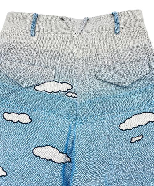 BIRTH OF ROYAL CHILD（バース オブ ロイヤル チャイルド）BIRTH OF ROYAL CHILD (バース オブ ロイヤル チャイルド) Felix The Cat Jacquard Shorts ブルー サイズ:Sの古着・服飾アイテム