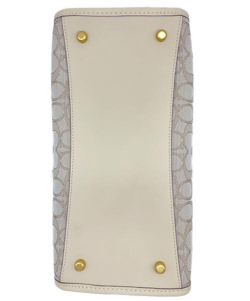 COACH（コーチ）COACH (コーチ) フィールド トート30 2WAYショルダーバッグ ベージュの古着・服飾アイテム