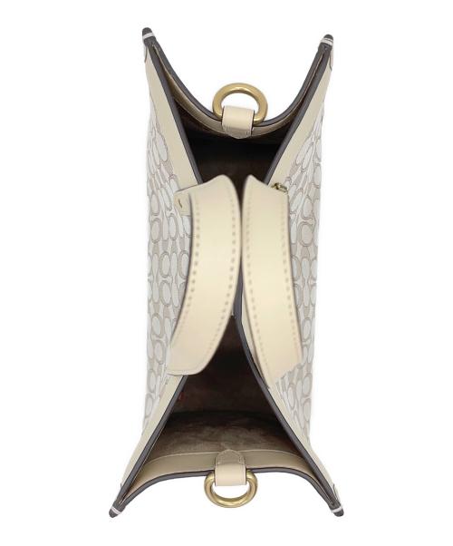 COACH（コーチ）COACH (コーチ) フィールド トート30 2WAYショルダーバッグ ベージュの古着・服飾アイテム