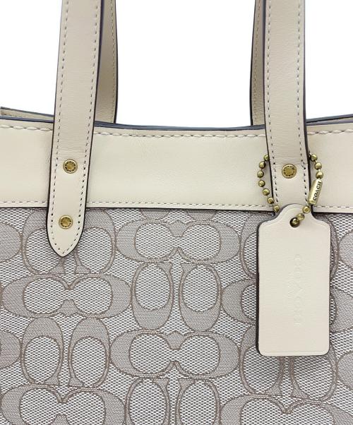 COACH（コーチ）COACH (コーチ) フィールド トート30 2WAYショルダーバッグ ベージュの古着・服飾アイテム