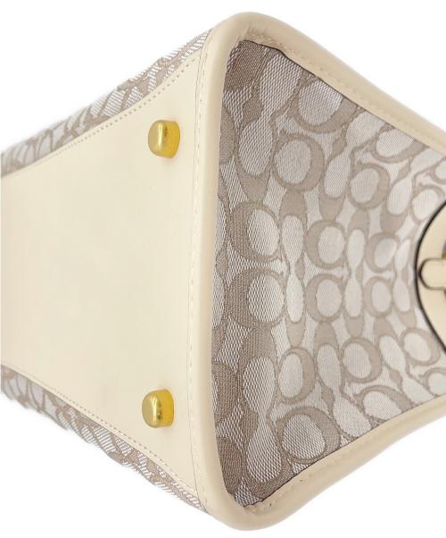 COACH（コーチ）COACH (コーチ) フィールド トート30 2WAYショルダーバッグ ベージュの古着・服飾アイテム