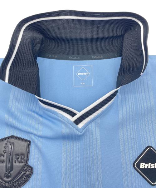 F.C.Real Bristol（エフシーレアルブリストル）F.C.Real Bristol (エフシーレアルブリストル) EXHIBITION S/S GAME SHIRT ブルー サイズ:XXLの古着・服飾アイテム