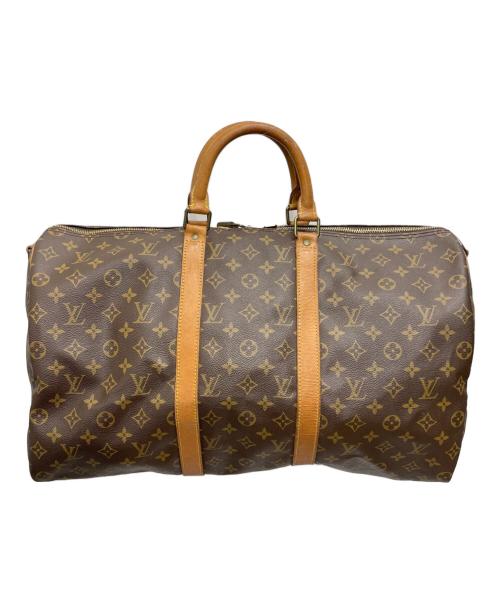 LOUIS VUITTON（ルイ ヴィトン）LOUIS VUITTON (ルイ ヴィトン) モノグラム キーポルバンドリエール50 ボストンバッグ ブラウン サイズ:50の古着・服飾アイテム