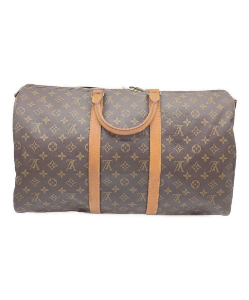 LOUIS VUITTON（ルイ ヴィトン）LOUIS VUITTON (ルイ ヴィトン) モノグラム キーポルバンドリエール50 ボストンバッグ ブラウン サイズ:50の古着・服飾アイテム