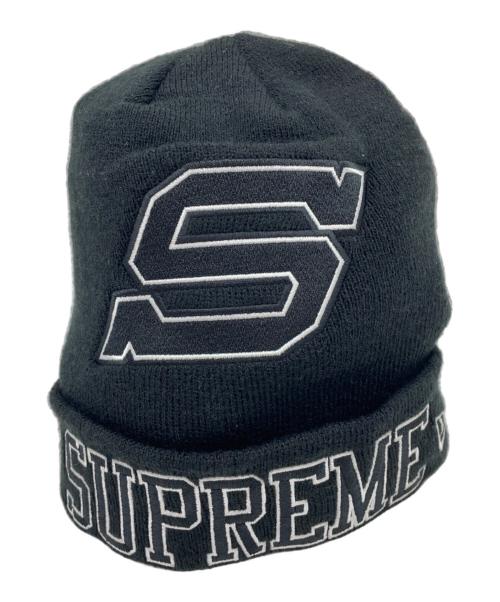 SUPREME（シュプリーム）Supreme (シュプリーム) New Era (ニューエラ) ニット帽 ブラックの古着・服飾アイテム