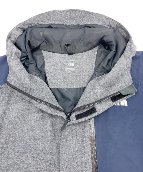 THE NORTH FACE（ザ ノース フェイス）THE NORTH FACE (ザ ノース フェイス) CLIFDEN DULUX PARKA グレー×ネイビー サイズ:XLの古着・服飾アイテム