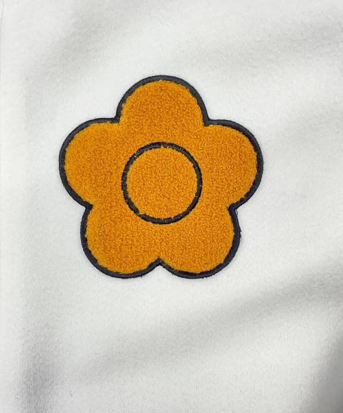 MARY QUANT（マリークヮント）MARY QUANT (マリークヮント) MQスタジャン ホワイト×ブラック サイズ:Mの古着・服飾アイテム