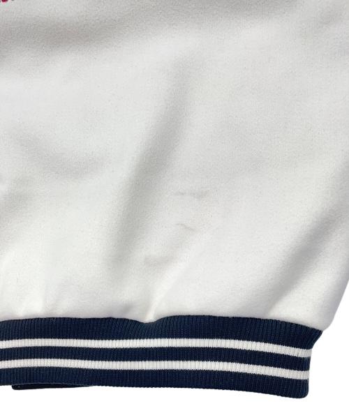 MARY QUANT（マリークヮント）MARY QUANT (マリークヮント) MQスタジャン ホワイト×ブラック サイズ:Mの古着・服飾アイテム