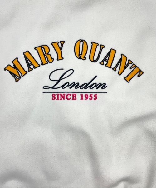 MARY QUANT（マリークヮント）MARY QUANT (マリークヮント) MQスタジャン ホワイト×ブラック サイズ:Mの古着・服飾アイテム