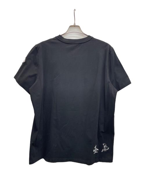 MONCLER（モンクレール）MONCLER (モンクレール) 半袖カットソー ブラック サイズ:XLの古着・服飾アイテム