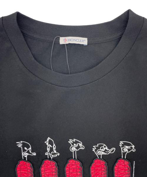 MONCLER（モンクレール）MONCLER (モンクレール) 半袖カットソー ブラック サイズ:XLの古着・服飾アイテム