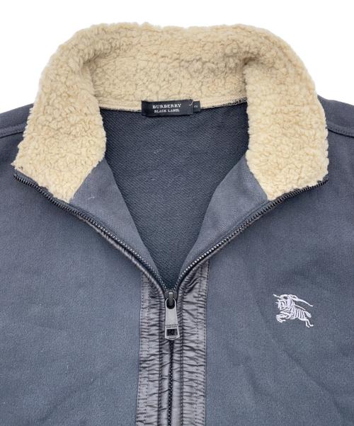 BURBERRY BLACK LABEL（バーバリーブラックレーベル）BURBERRY BLACK LABEL (バーバリーブラックレーベル) スウェットトラックジャケット グレー×ベージュ サイズ:2の古着・服飾アイテム