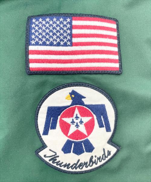 AVIREX（アヴィレックス）AVIREX (アヴィレックス) フライトジャケット G9 MOD USAF THUNDERBIRDS グリーン サイズ:XLの古着・服飾アイテム