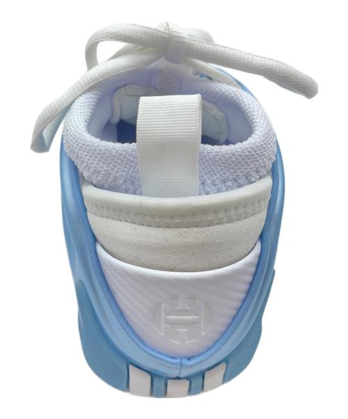 adidas（アディダス）adidas (アディダス) HARDEN VOLUME 9 ホワイト×スカイブルー サイズ:27.5cmの古着・服飾アイテム