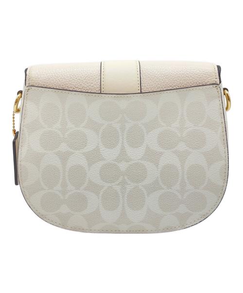 COACH（コーチ）COACH (コーチ) ショルダーバッグ ベージュ×ホワイトの古着・服飾アイテム