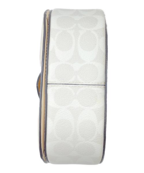 COACH（コーチ）COACH (コーチ) ショルダーバッグ ベージュ×ホワイトの古着・服飾アイテム