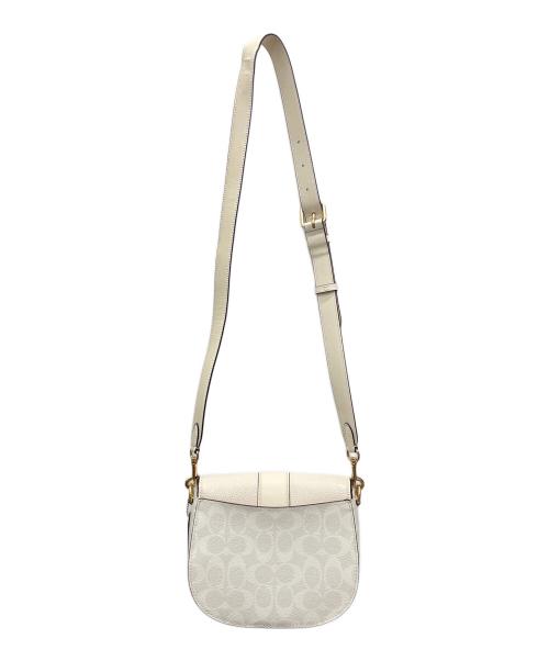 COACH（コーチ）COACH (コーチ) ショルダーバッグ ベージュ×ホワイトの古着・服飾アイテム