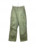Bluebellブルーベル）の古着「ミリタリー ベイカー トラウザーズ パンツ ストレート」｜グリーン