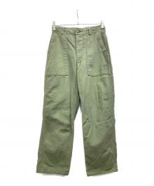 Bluebell（ブルーベル）の古着「ミリタリー ベイカー トラウザーズ パンツ ストレート」｜グリーン