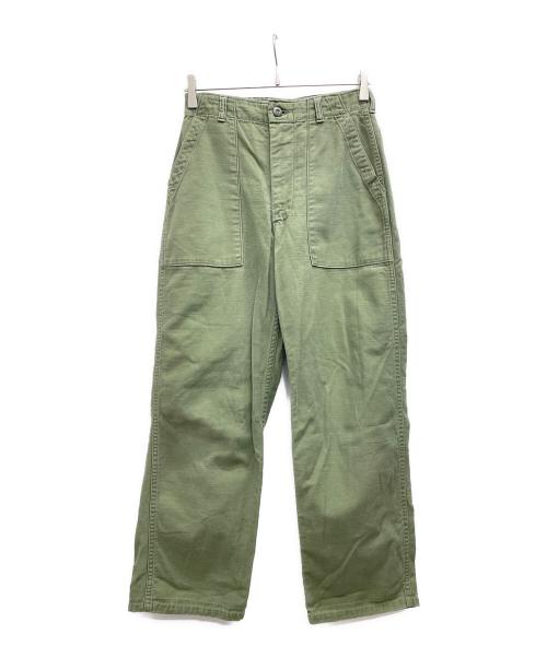 Bluebell（ブルーベル）Bluebell (ブルーベル) ミリタリー ベイカー トラウザーズ パンツ ストレート グリーン サイズ:30×29の古着・服飾アイテム