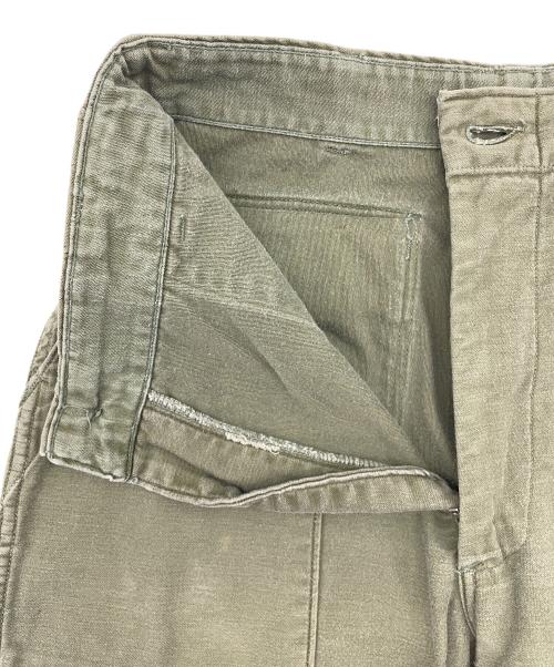 Bluebell（ブルーベル）Bluebell (ブルーベル) ミリタリー ベイカー トラウザーズ パンツ ストレート グリーン サイズ:30×29の古着・服飾アイテム
