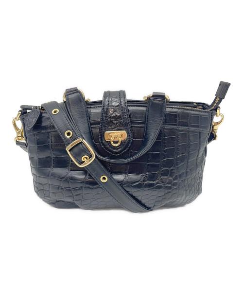 cocco cristallo（コッコクリスターロ）cocco cristallo (コッコクリスターロ) 2WAYバッグ ブラックの古着・服飾アイテム