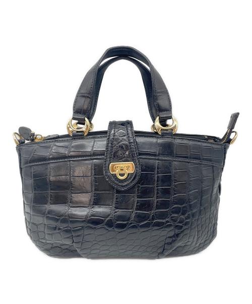 cocco cristallo（コッコクリスターロ）cocco cristallo (コッコクリスターロ) 2WAYバッグ ブラックの古着・服飾アイテム