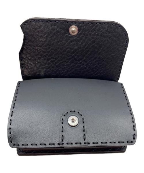 SKOLOCT（スコロクト）SKOLOCT (スコロクト) ojaga design (オジャガデザイン) ショートウォレット ブラックの古着・服飾アイテム